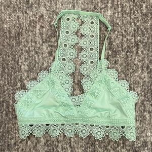 NWOT AerieMint Green Lace Bralette size XS
